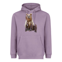 Lavender bear Heavyweight Hoodie - Artiststas