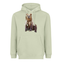 Matcha bear Heavyweight Hoodie - Artiststas