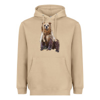 Mushroom bear Heavyweight Hoodie - Artiststas