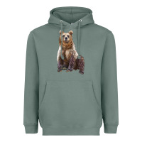Sage bear Heavyweight Hoodie - Artiststas