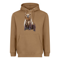 Toasted Coconut bear Heavyweight Hoodie - Artiststas