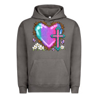 Pigment Tornado easter cross heart la Urban Hoodie - LillyAllenDesigns