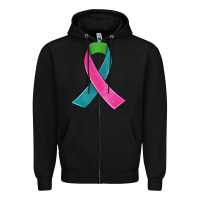 Black metastatic breast cancer ribbon Zipper Hoodie - JahusDesignShop
