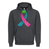 Smoke metastatic breast cancer ribbon Zipper Hoodie - JahusDesignShop