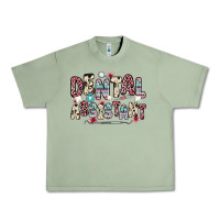 Oil Green dental assistant Urban Heavy Tee - Zillion Design Studio