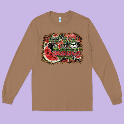 Hot Gigi Summer Long Sleeve Tee Designed By Sublimationcraftshop