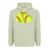 Matcha softball patch Heavyweight Hoodie - AdoDesignShop