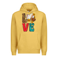 Antique Gold western love baseball Premium Hoodie - NancyCooperArtShop