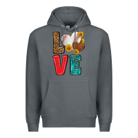 Rock western love baseball Premium Hoodie - NancyCooperArtShop