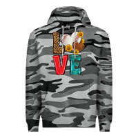 Slate Camo western love baseball Premium Hoodie - NancyCooperArtShop