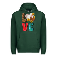 Sports Green western love baseball Premium Hoodie - NancyCooperArtShop