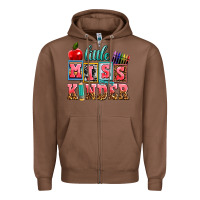 Chestnut little miss kinder Zipper Hoodie - AdoDesignShop