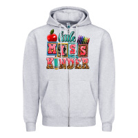 Heather Grey little miss kinder Zipper Hoodie - AdoDesignShop