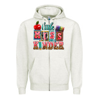 Oatmeal Heather little miss kinder Zipper Hoodie - AdoDesignShop