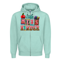 Seafoam little miss kinder Zipper Hoodie - AdoDesignShop