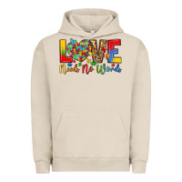 Pigment French Oak love needs no words Urban Hoodie - LillyAllenDesigns