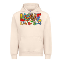 Sandshell love needs no words Urban Hoodie - LillyAllenDesigns