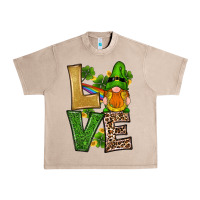 French Oak st patricks day gnomes shamrock love Urban Heavy Tee - RanaPortraitStore
