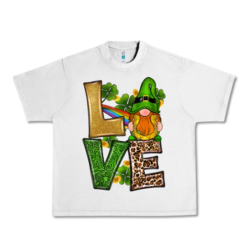 St Patricks Day Gnomes Shamrock Love Urban Heavy Tee by RanaPortraitStore | Teevron