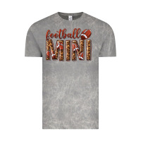 Cloud Rock football mini with leopard Vintage Tee - texasbilliewilder