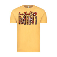 Vintage Mustard football mini with leopard Vintage Tee - texasbilliewilder