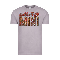 Vintage Zinc football mini with leopard Vintage Tee - texasbilliewilder