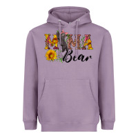 Lavender pink mama bear with cute bear Heavyweight Hoodie - Artiststas