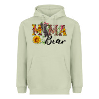 Matcha pink mama bear with cute bear Heavyweight Hoodie - Artiststas