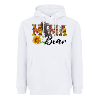White pink mama bear with cute bear Heavyweight Hoodie - Artiststas