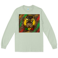 Matcha juneteenth afro bun mama tumbler Long Sleeve Tee - HRA Design Shop