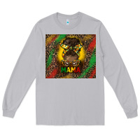 Moon Dust juneteenth afro bun mama tumbler Long Sleeve Tee - HRA Design Shop