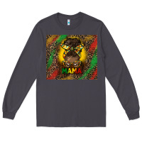 Smoke juneteenth afro bun mama tumbler Long Sleeve Tee - HRA Design Shop