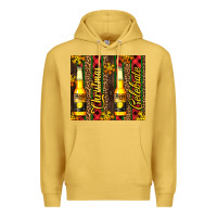 Antique Gold beer bottle for christmas Premium Hoodie - AdoDesignShop