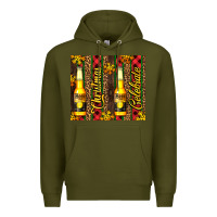 Army Green beer bottle for christmas Premium Hoodie - AdoDesignShop