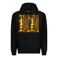 Black beer bottle for christmas Premium Hoodie - AdoDesignShop