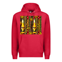 Cardinal beer bottle for christmas Premium Hoodie - AdoDesignShop
