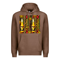 Chestnut beer bottle for christmas Premium Hoodie - AdoDesignShop
