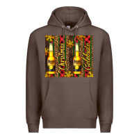 Coffee beer bottle for christmas Premium Hoodie - AdoDesignShop