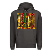 Smoke beer bottle for christmas Premium Hoodie - AdoDesignShop