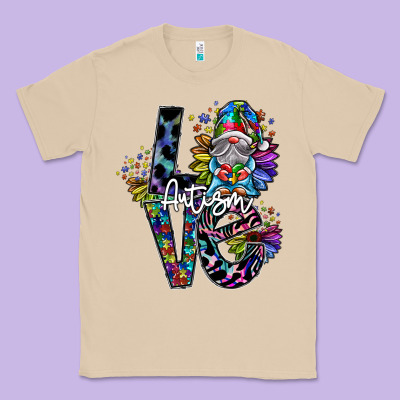 Love Autism Classic Tee Designed By Sublimationcraftshop
