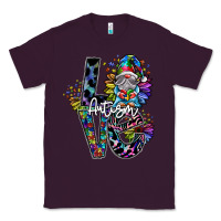 Plum love autism Classic Tee - SublimationCraftShop