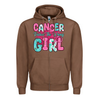 Chestnut cancer picked the wrong girl Zipper Hoodie - JahusDesignShop