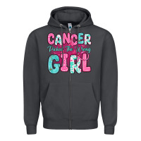 Smoke cancer picked the wrong girl Zipper Hoodie - JahusDesignShop