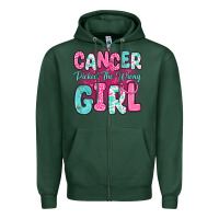 Sports Green cancer picked the wrong girl Zipper Hoodie - JahusDesignShop