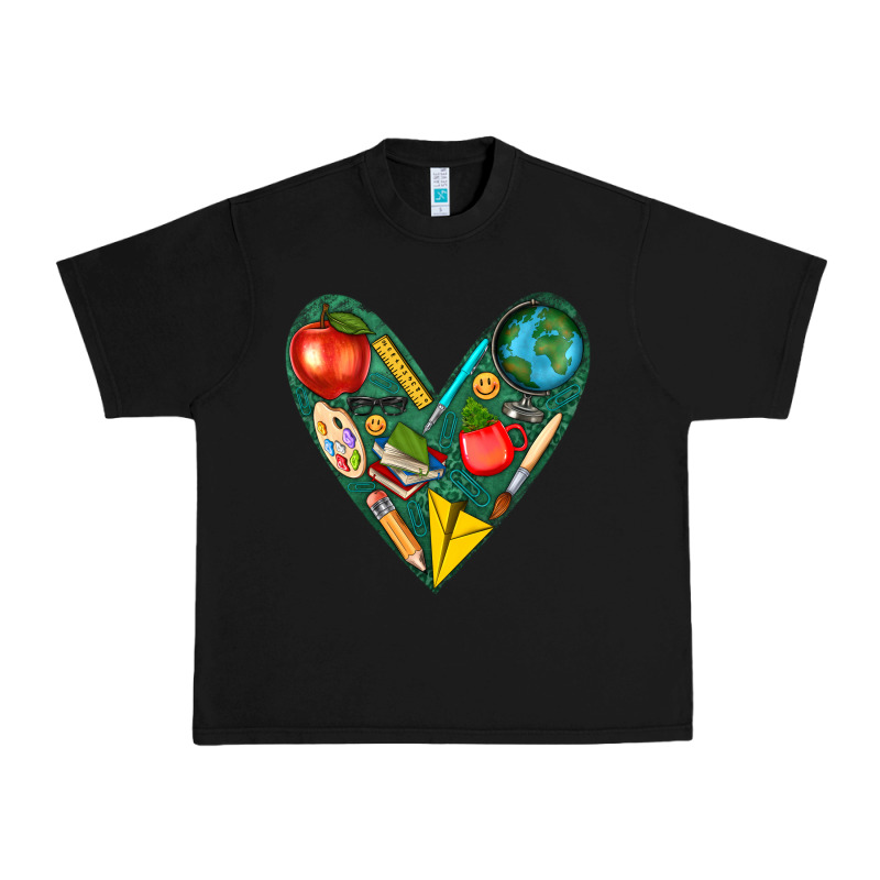 Teacher  Heart Urban Heavy Tee by texasbilliewilder | Teevron