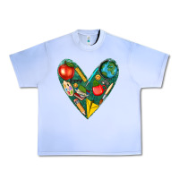 Grape Ice teacher  heart Urban Heavy Tee - texasbilliewilder