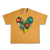Peanut Butter teacher  heart Urban Heavy Tee - texasbilliewilder