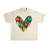 Sandshell teacher  heart Urban Heavy Tee - texasbilliewilder
