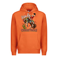Carrot howdy christmas cowboy santa Premium Hoodie - MaliasSmallBusiness