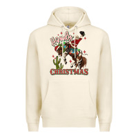 Tofu howdy christmas cowboy santa Premium Hoodie - MaliasSmallBusiness